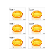 Pears Transparent Soap Natural Oils Gentle Clean 100g - Pack of 6