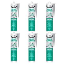 Bond It Multi-Mate Multipurpose Sealant Grey EU3 - Pack of 6