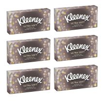 Kleenex Ultra Soft Facial Tissues 64's - Pack of 6