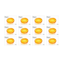 Pears Transparent Soap Natural Oils Gentle Clean 100g - Pack of 12