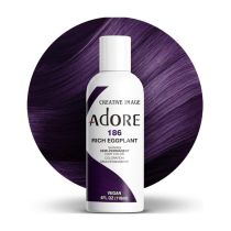Adore Shining Semi Permanent Hair Colour 186 Rich Eggplant 118ml