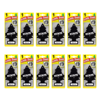 Little Trees Car Air Freshener Black Ice - Pack of 12