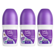 Soft & Gentle Orchid Desire Roll-On Deodorant 50ml - Pack of 3