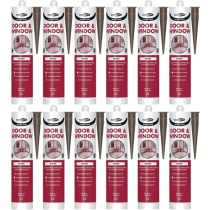 Bond It Frame-Mate Door & Window Brown Sealant 310ml  - Pack of 12