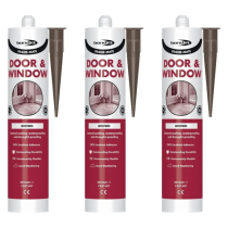 Bond It Frame-Mate Door & Window Brown Sealant 310ml  - Pack of 3
