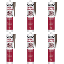 Bond It Frame-Mate Door & Window Brown Sealant 310ml  - Pack of 6