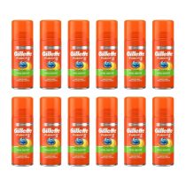 Gillette Fusion5 Ultra Sensitive Shaving Gel 75ML - Pack of 12