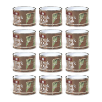151 Coatings High Gloss Dark Oak Wood Varnish Tin 180ML - Pack of 12