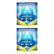 Astonish All in One Dishwasher Tablets Lemon Fresh 100 Tablets