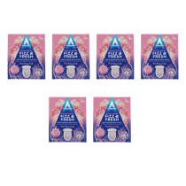  Astonish Toilet Bowl Fizz & Fresh Tabs Pink Peony Fresh 8 Tablets - Pack of 6