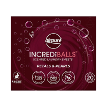 Airpure Incrediballs Petals & Pearls Laundry Sheets 20 Washes - Pack of 1