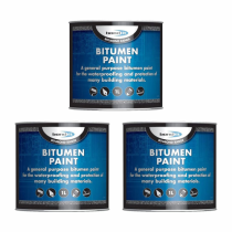 Bond It Bitbound Range Bitumen Paint For Waterproofing 1L - Pack of 3