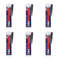 Bond It Gripbond Pro Black Hybrid Adhesive & Sealant 310ml - Pack of 6