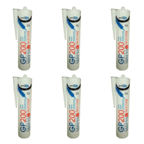 Bond It GP200 Silicone Sealant Glazing Sanitary Waterproofing 310ml - Pack of 6