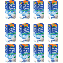 Nuage Menthol & Eucalyptus Vapour Shower Tablets 30g 3 Pack - Pack of 12