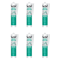 Bond It Multi-Mate Multipurpose Sealant White EU3 - Pack of 6