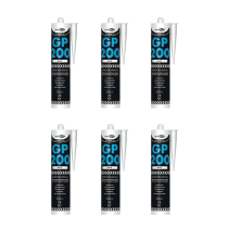 Bond It GP200 Translucent Silicone Sealant Multipurpose Mould Resistant 275ml - Pack of 6