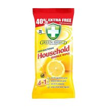  Greenshield Anti Bacterial Household Surface Wipes 70Wipes