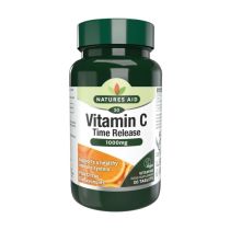 Natures Aid Vitamin C 1000mg Time Release Vegan 30 Tablets