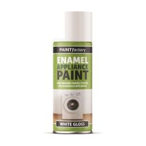 Paint Factory Enamel Appliance Spray Paint Gloss White 400 ML