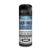 Paint Factory Hammered Effect Spray Paint Black 400ml