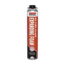 Soudal B2 Fire & Acoustic Expanding Foam Hand Held 750ML