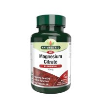 Natures Aid Magnesium Citrate Elemental for Muscles 60 Capsules