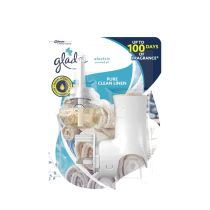 Glade Pure Clean Linen Electric Scented Oil Holder & Refill 20ML