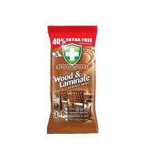 Greenshield 4 In 1 Wood & Laminate Surface Wipes 70 Wipes