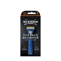 Wilkinson Sword The Face Groomer 2-in-1 Razor & Trimmer