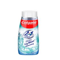 Colgate 2 In 1  Whitening Toothpaste & Mouthwash Icy Blast 139g