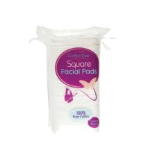 Cotton Tree Square Facial Pads 100% Pure Cotton 40 Pads for Gentle Care