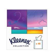Kleenex Collection Facial Tissues Cube 48 Sheets