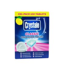 Crystale Lemon Scent All in one Dishwasher 100 Tablets