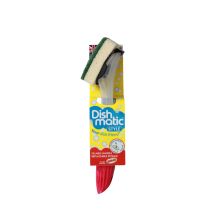 Dish Matic Washing Up Brush Sponge With Liquid Dispenser