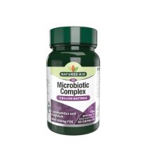 Natures Aid Microbiotic Complex with B.Bifidum & FOS 60 Capsules