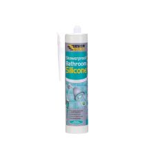 Everbuild Showerproof Bathroom Silicone Sealant White 280ml  467063