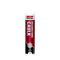 Soudal Decorators Caulk White 290ml paintable interior sealant and filler
