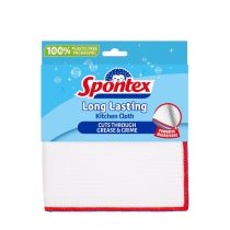 Spontex Long Lasting Kitchen Cleaning Cloth for Washing Up 1 Pack