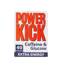 Power Kick Tablets Caffeine & Glucose  40 Tablets