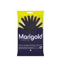 Marigold Extra Tough Outdoor Cleaning Rubber Gloves Extra Large Black