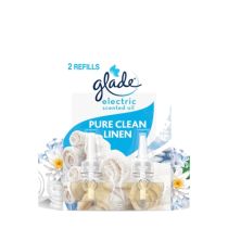 Glade Electric Twin Refill Clean Linen Scented Oil Plugin 2 x 20ml