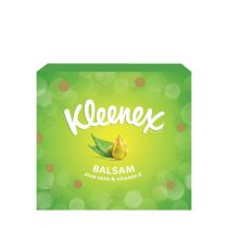Kleenex Balsam 3-Ply Facial Tissues Soft & Gentle 56 Tissues