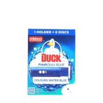 Duck Fresh Discs Holder Starter Pack Toilet Cleaner 1 Holder 6 Discs