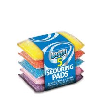 Duzzit Scouring Pads Non-Stick Washing Up 5 Pads Pack 
