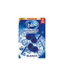 Bloo colour active Toilet Rim Block Bleach Capsule 2x 50g
