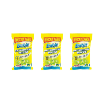 Duzzit Antibacterial Wipes - 50 Wipes - Pack of 3