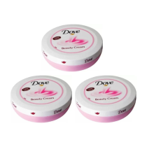 Dove Nourishing Body Care Beauty Cream 75ml - Pack of 3