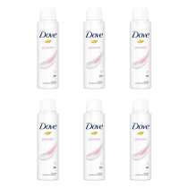 DOVE ANTIPERSPIRANT DEODORANT POWDER WOMEN 150ML - Pack of 6