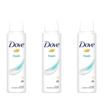 Dove Fresh Anti-perspirant Deodorant Spray 150ml - Pack of 3